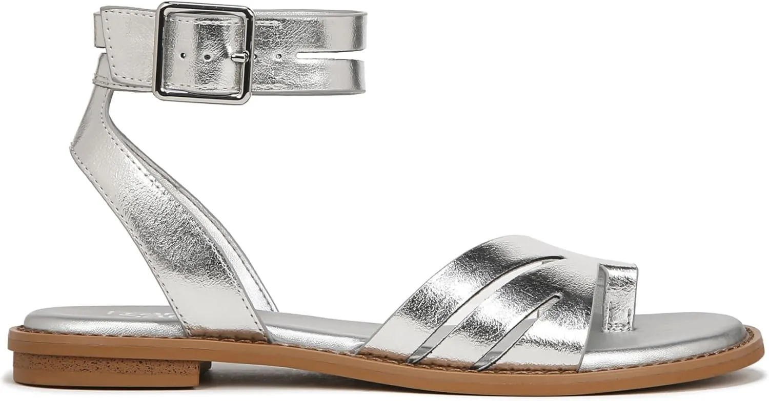 Franco Sarto Women's Greene Ankle Strap Flat Sandals