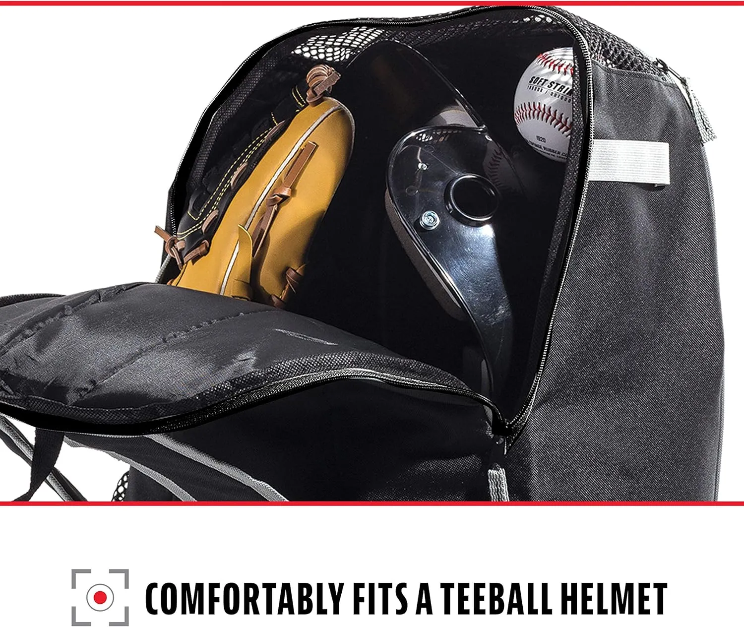 Franklin Sports Kids MLB Baseball Batpack Bag - Youth Baseball, Softball   Teeball Backpack - Sports Equipment Bag for Kids   Toddlers - Holds (2) Teeball   Baseball Bats   Includes Fence Hook