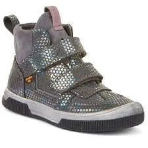 Froddo Strike Tex Girls Waterproof Boot - Grey/Silver