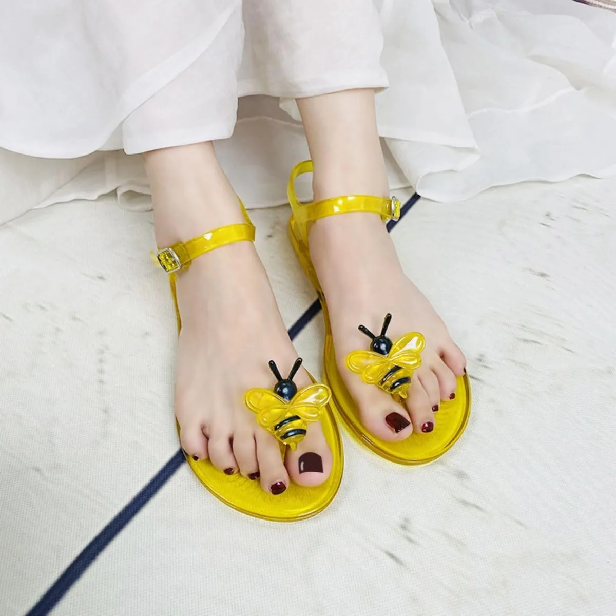 Fruit Flat Sandals Jelly Beach Casual Sandals