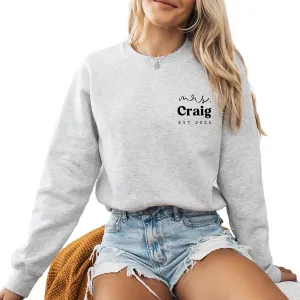 Future Mrs Sweatshirt - Custom est Mrs Sweatshirt - New Mrs - Honeymoon Pajamas - Wedding Gift - Future Mrs. Gift