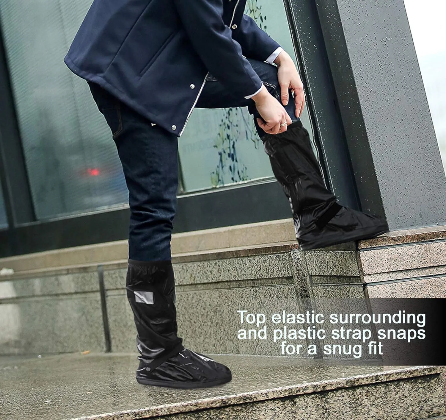 Galashield Waterproof Shoe Covers Rain Shoe Covers Slip Resistance Galoshes Rain Boots Over Shoes