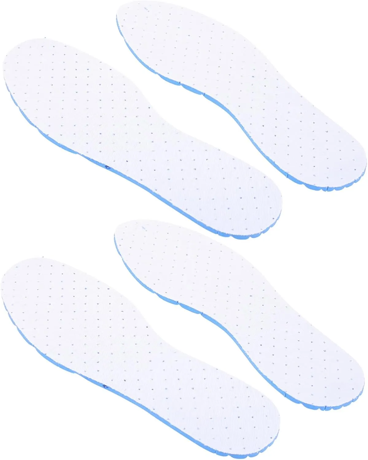 GALPADA 2 Pairs Breathable Sweat Absorbing Shoe Insoles of Shockproof Foot Fatigue for Daily Wear and Sports Comfortable and Durable Shoe Pads for Men and Women