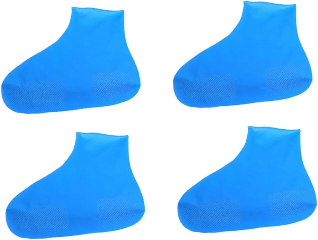 GANAZONO Latex Rain Covers Shoe Protectors for Men Anti-slip Indoor Outdoor Use