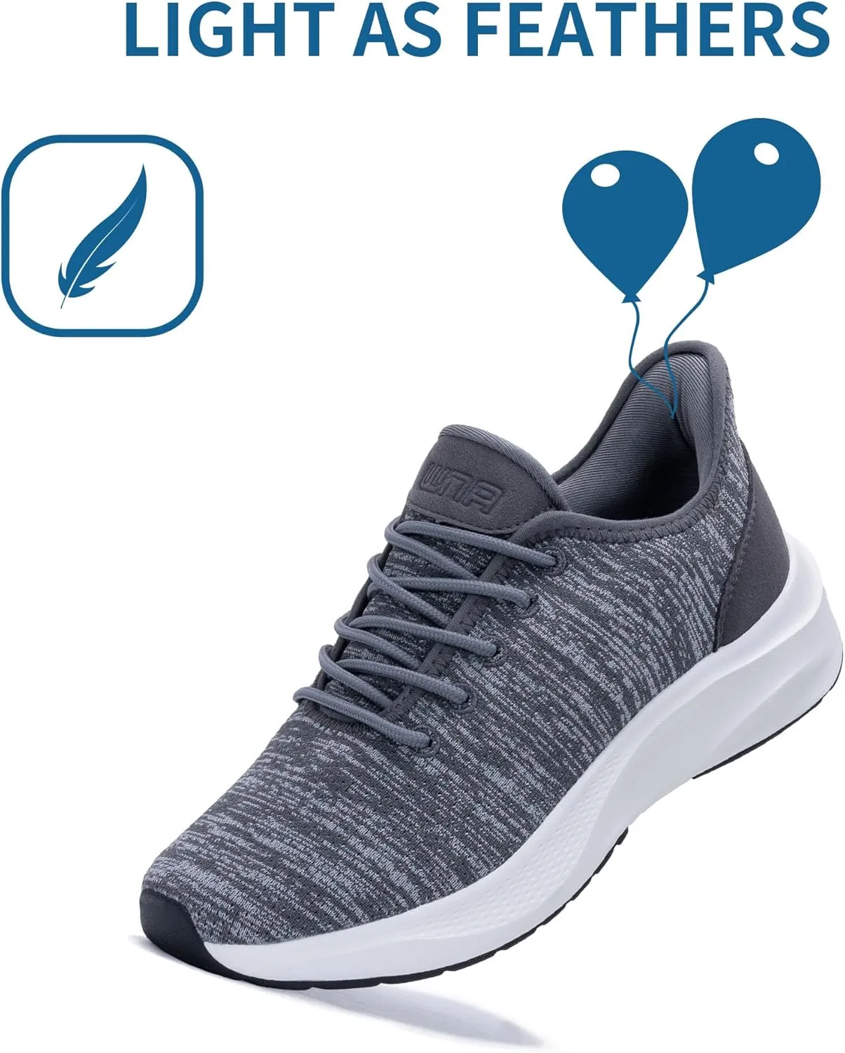 GANNOU Womens Walking Shoes Slip On Sneakers Tennis Lightweight Running Shoes