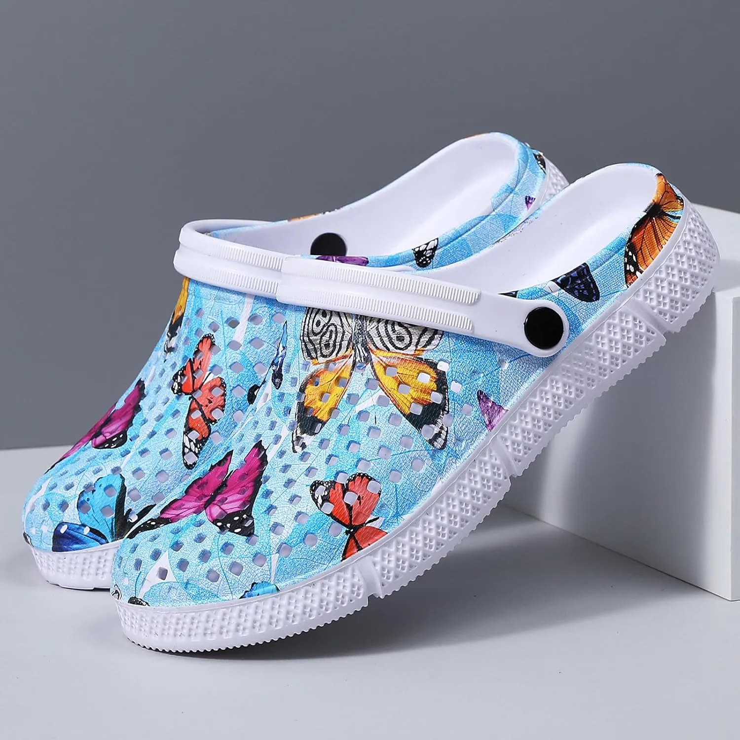 Garden Clogs for Women, Women's Slip On Garden Shoes Pool Beach Shower Slides Indoor Outdoor Walking Slippers