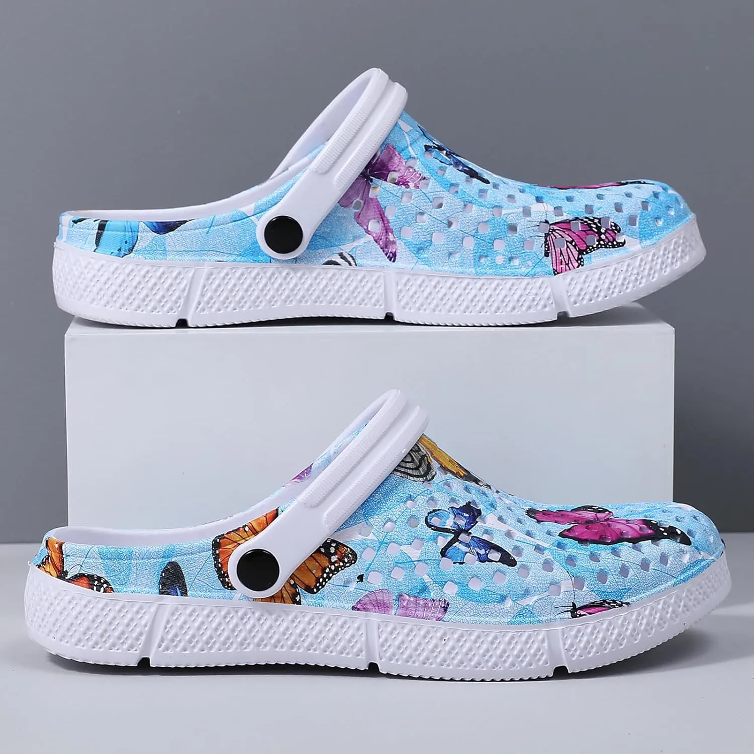 Garden Clogs for Women, Women's Slip On Garden Shoes Pool Beach Shower Slides Indoor Outdoor Walking Slippers
