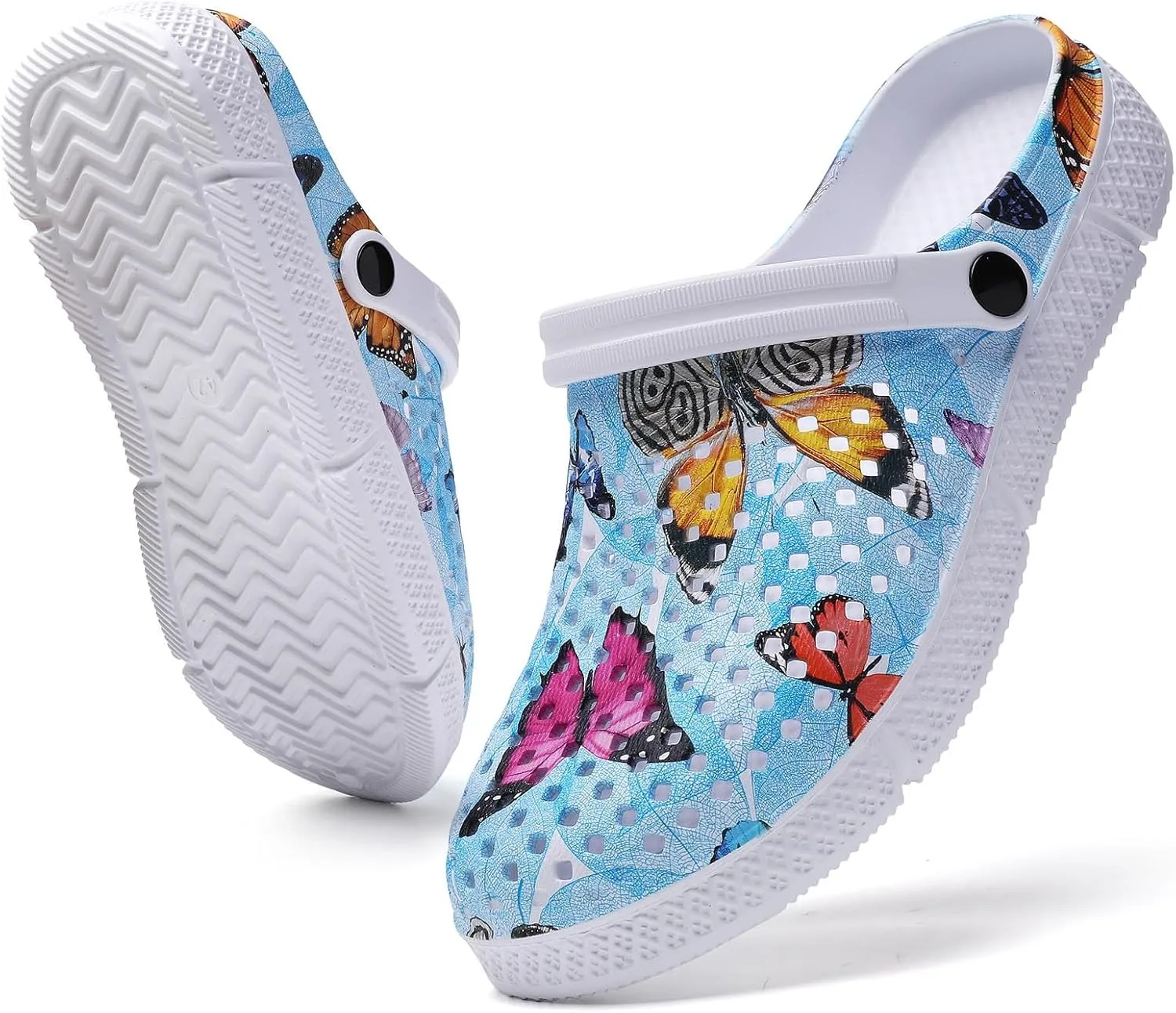 Garden Clogs for Women, Women's Slip On Garden Shoes Pool Beach Shower Slides Indoor Outdoor Walking Slippers