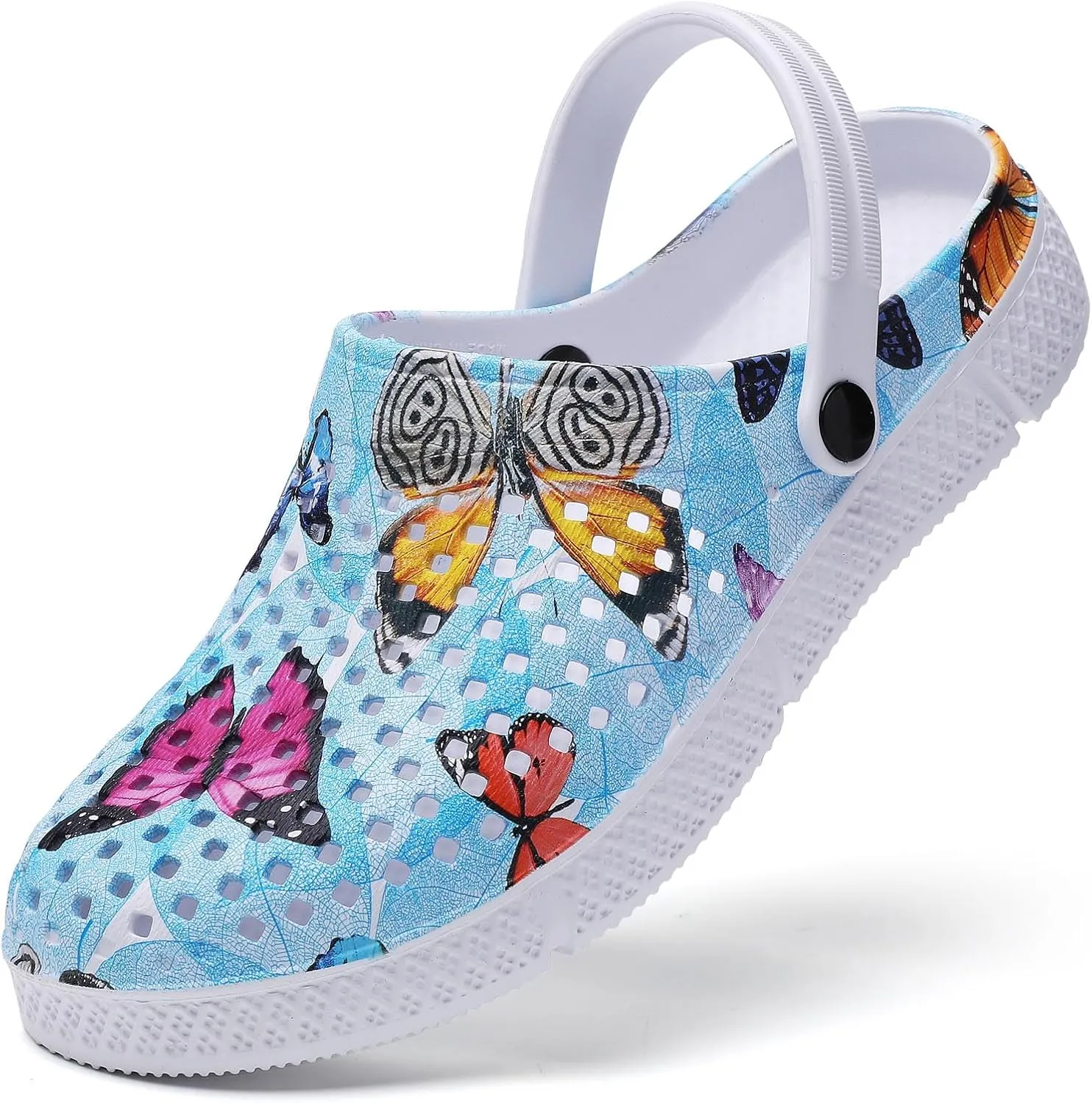 Garden Clogs for Women, Women's Slip On Garden Shoes Pool Beach Shower Slides Indoor Outdoor Walking Slippers
