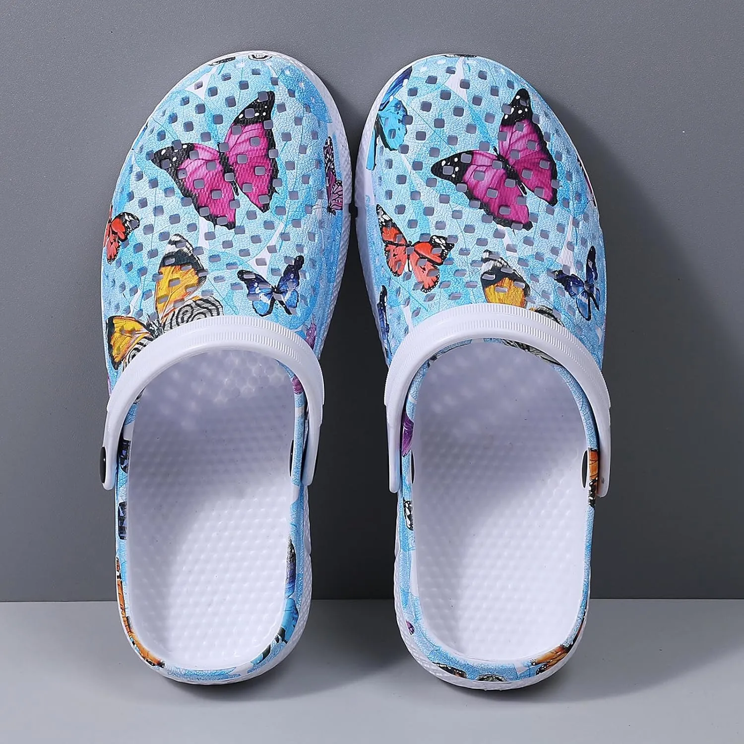Garden Clogs for Women, Women's Slip On Garden Shoes Pool Beach Shower Slides Indoor Outdoor Walking Slippers