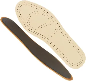 GARVALON Cowhide Insoles Breathable Sports Shoe Pads Size 39-41 2 Double Pack and Comfortable