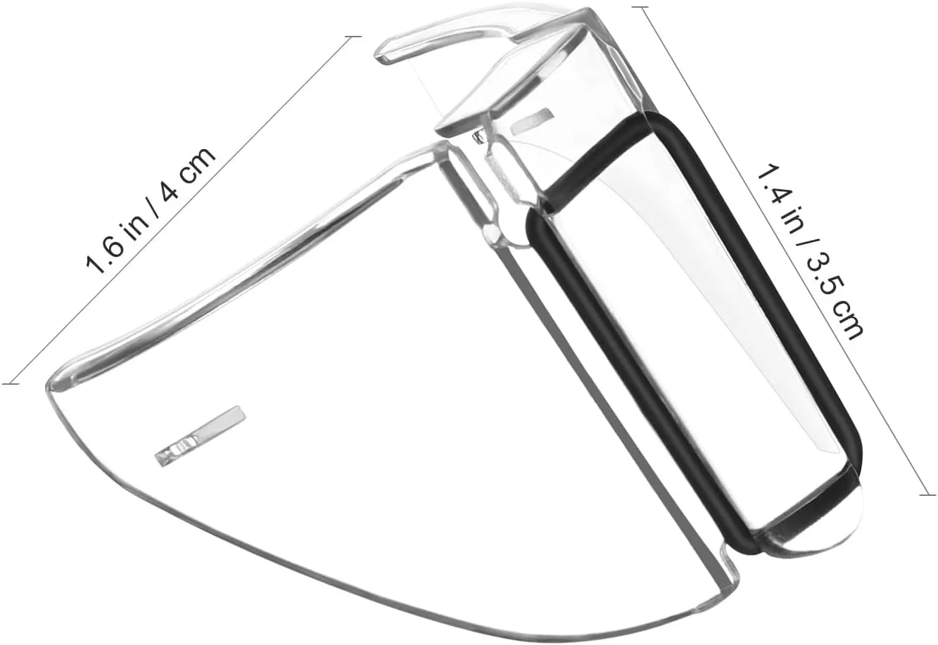 Gatuida Safety Glasses Side Shields Slip on Eye Glasses Side Shields Anti-Slip On Side Shields for Safety Glasses