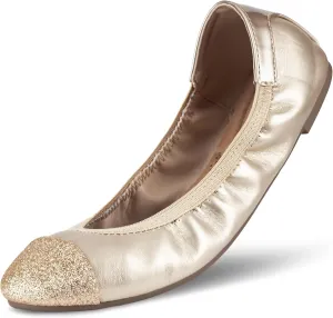 GAWBAW Women's Ballet Flats Shoes - Slip on Casual Flats Round Toe Walking Ballerina Shoes for Women