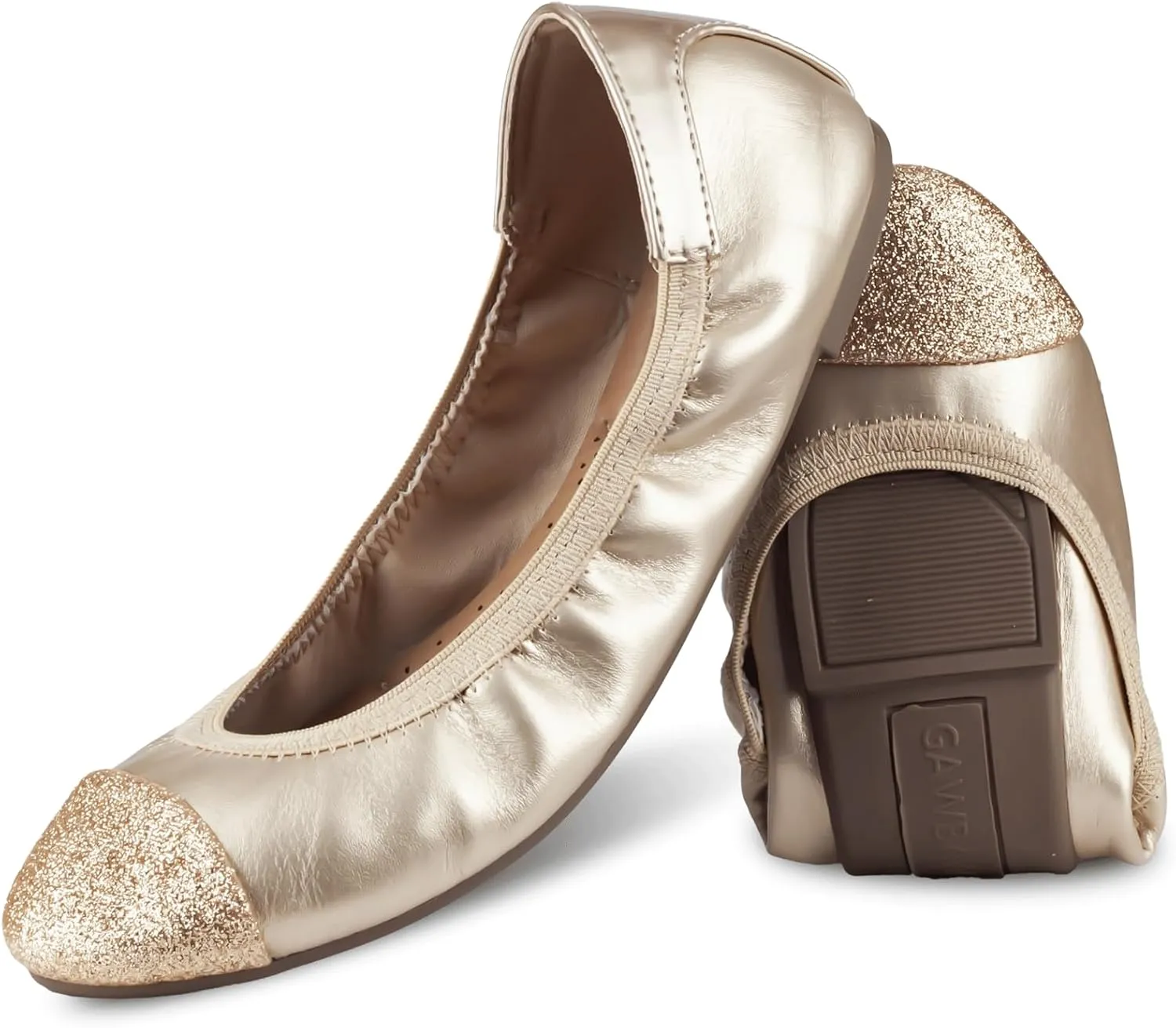 GAWBAW Women's Ballet Flats Shoes - Slip on Casual Flats Round Toe Walking Ballerina Shoes for Women