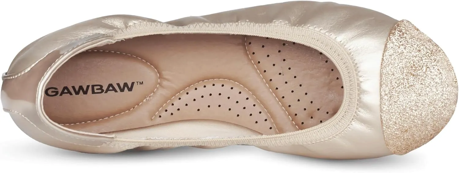 GAWBAW Women's Ballet Flats Shoes - Slip on Casual Flats Round Toe Walking Ballerina Shoes for Women