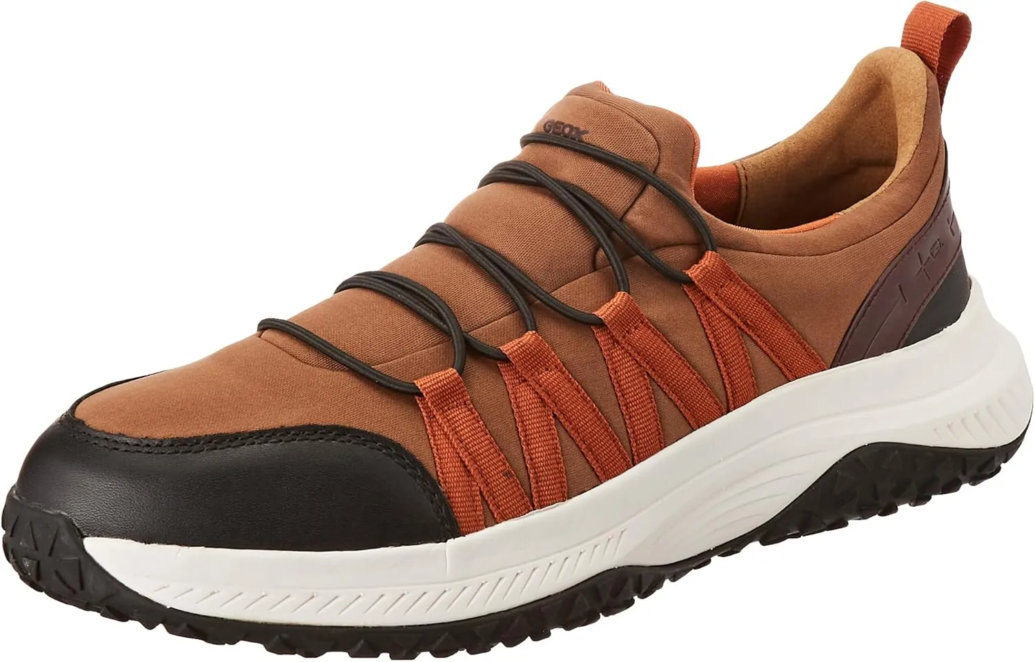 Geox Women's D Oliviera   Grip a Trainers, Toffee Black, 4.5 Big Kid