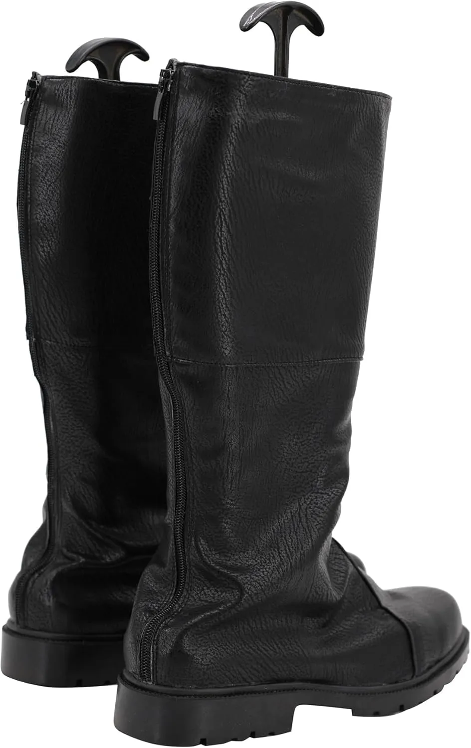 Geralt Boot White Wolf Cosplay Shoes Flat Black Leather Boots Pirate Shoe Halloween Costume for Adult Men