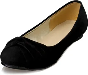 Gicoiz Round Toe Flats Womens Slip On Work Dolly Shoes