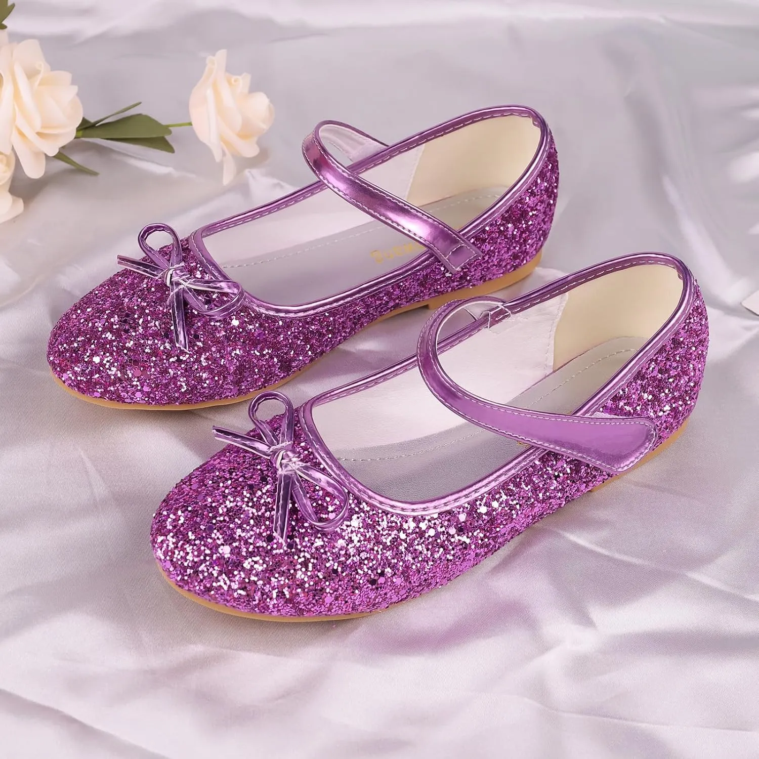 Girls Dress Mary Jane Ballet Flats Low Heels Princess Shoes
