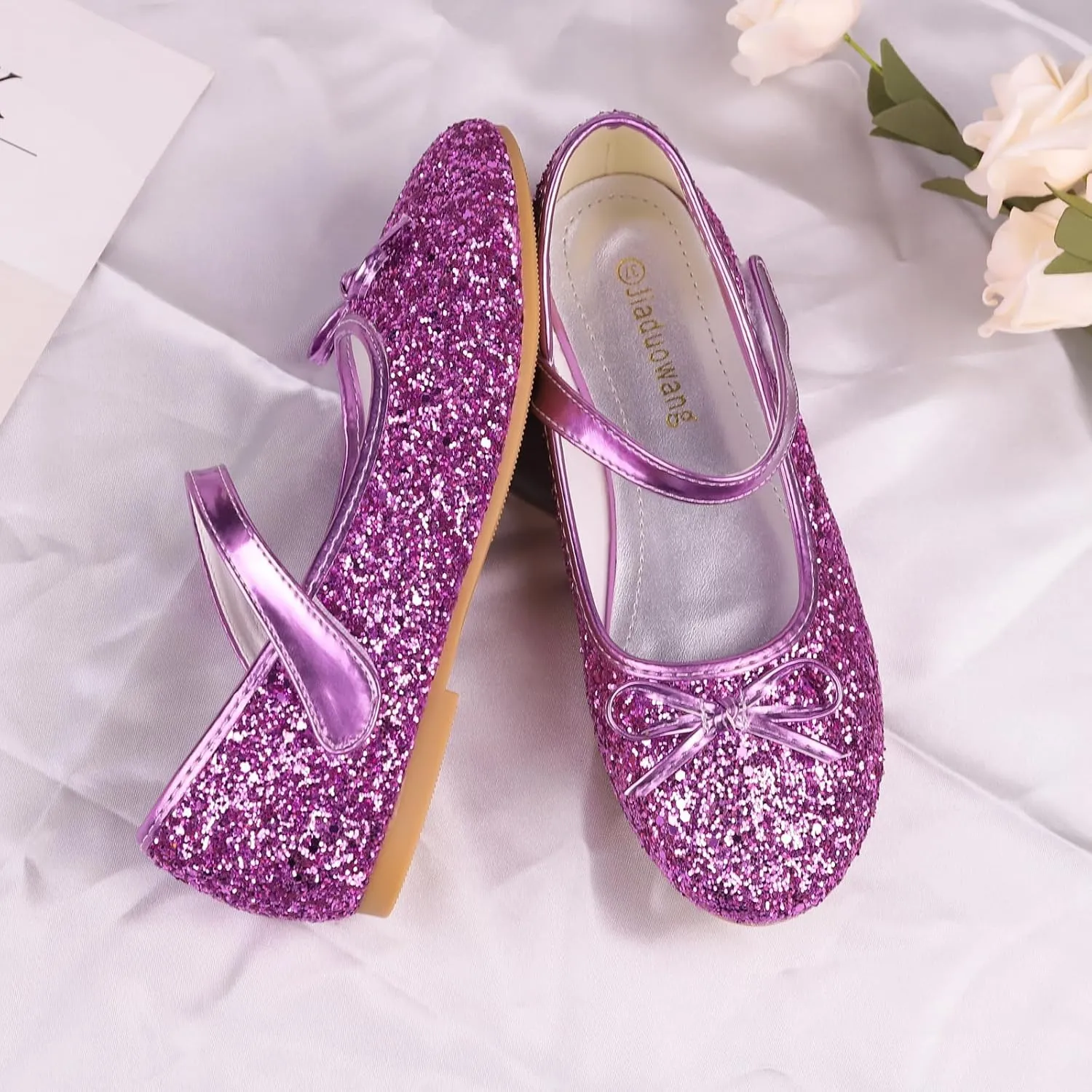 Girls Dress Mary Jane Ballet Flats Low Heels Princess Shoes