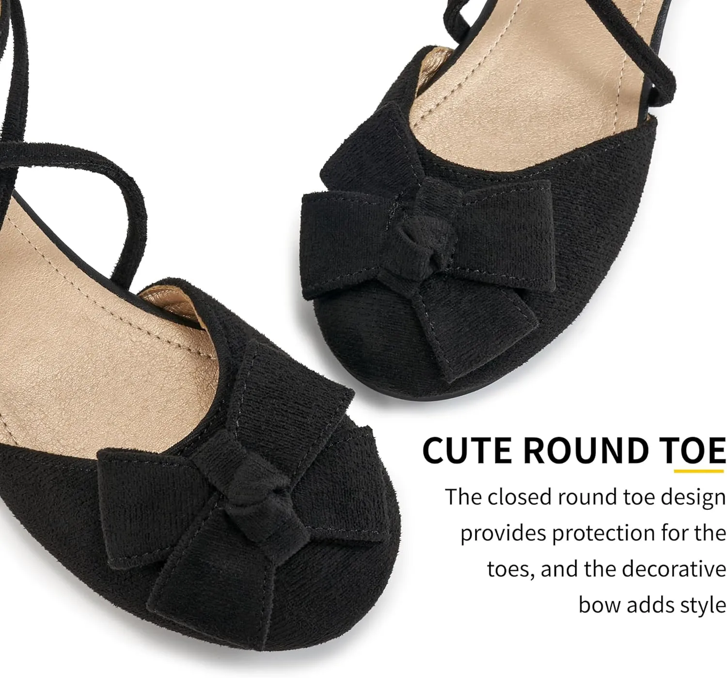 Girls Dress Shoes Flats: Little Kid Princess Wedding Party Ballet Flat - School Shoe for Girl