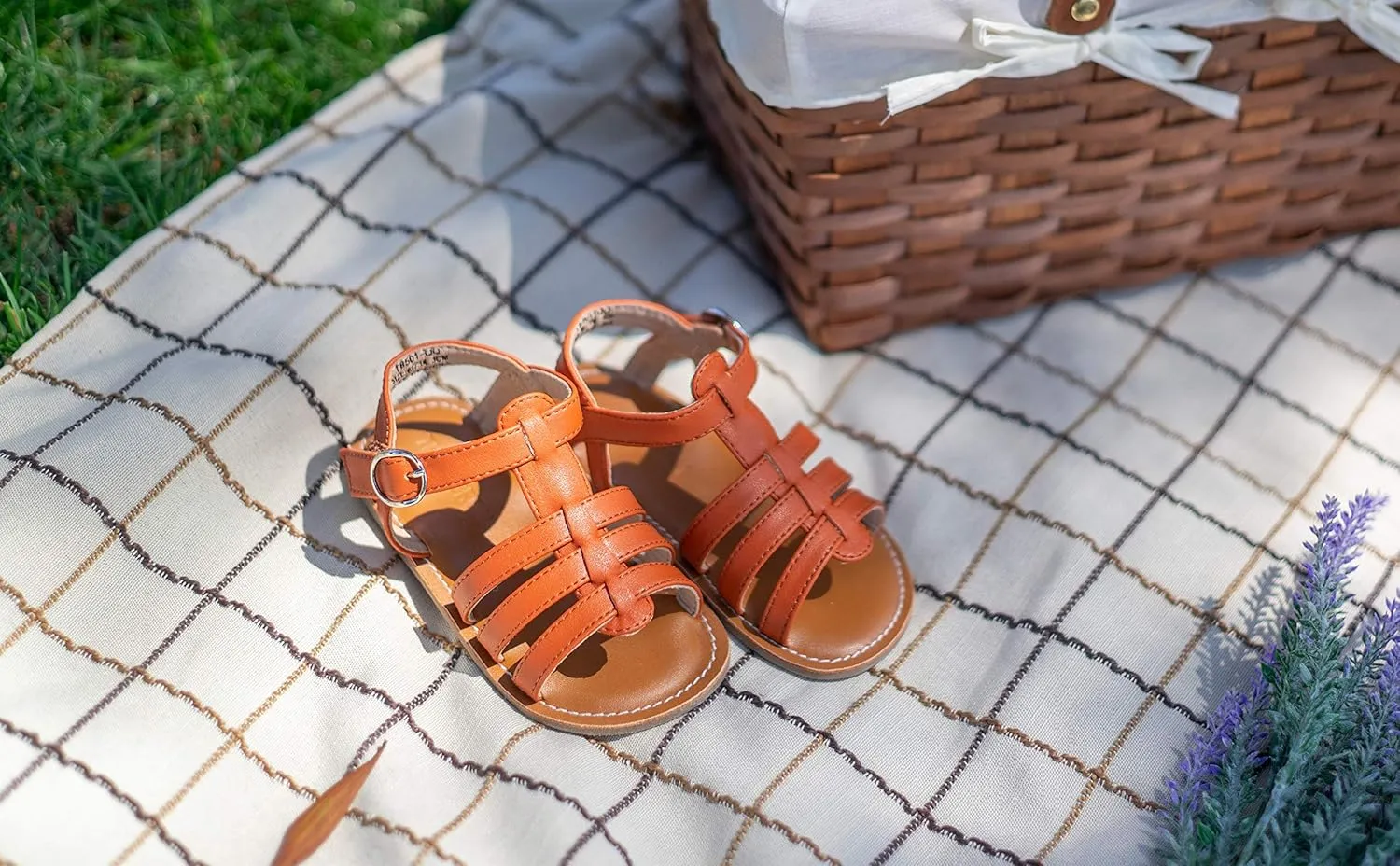 Girls Open Toe Flat Sandals Summer Casual Toddler Little Kid Sandals