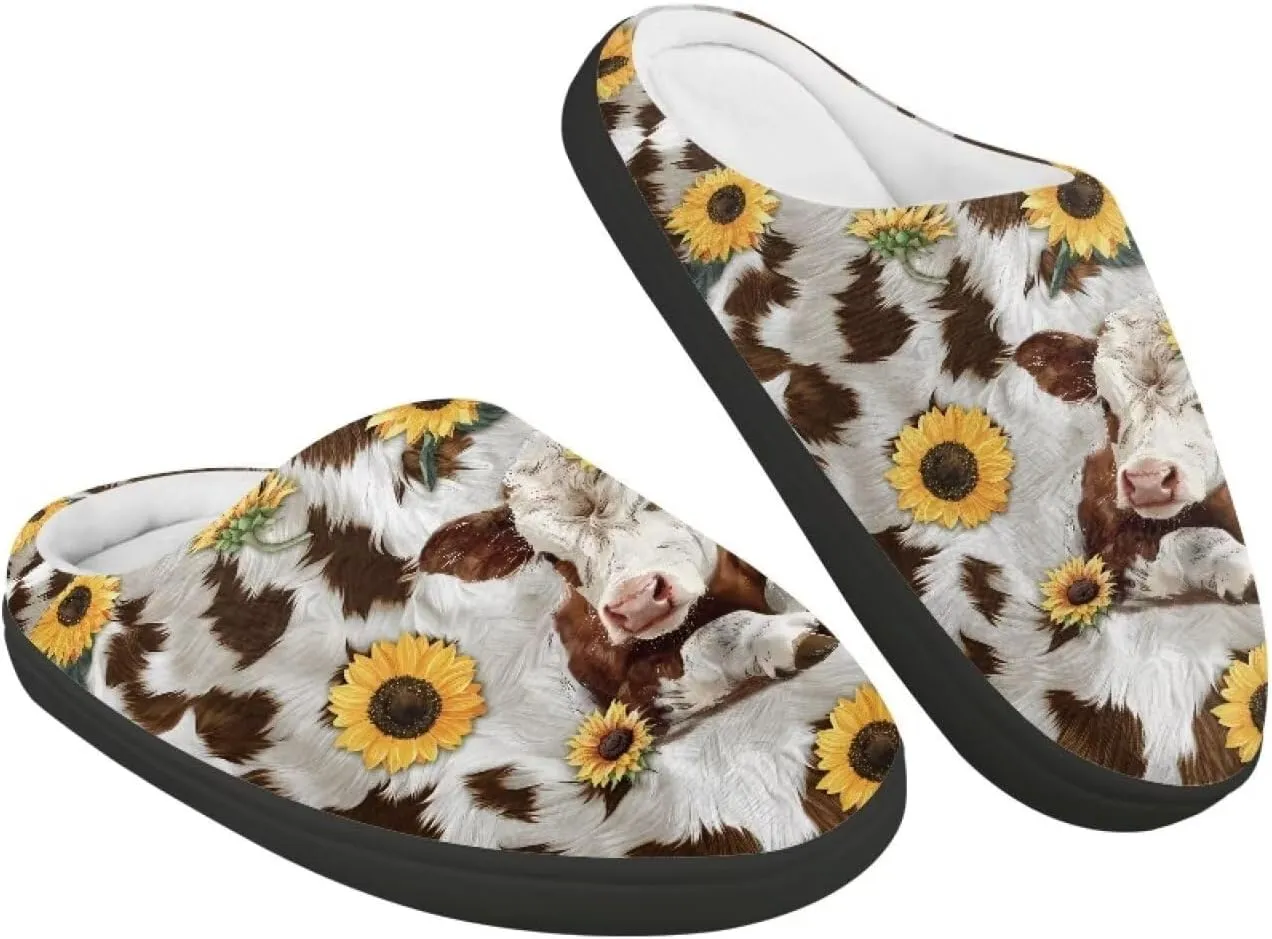 Girls Plush House Slippers Soft Comfort Slippers Warm Lightweight Home Shoes Non Slip Bedroom Shoes Cute Print Slippers Washable for Indoor Outdoor US 9-15
