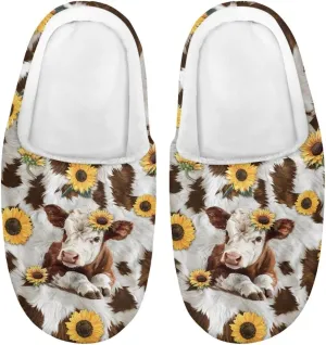 Girls Plush House Slippers Soft Comfort Slippers Warm Lightweight Home Shoes Non Slip Bedroom Shoes Cute Print Slippers Washable for Indoor Outdoor US 9-15