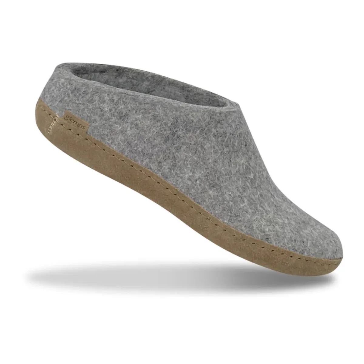 Glerups The Slip On Grey - Leather Sole