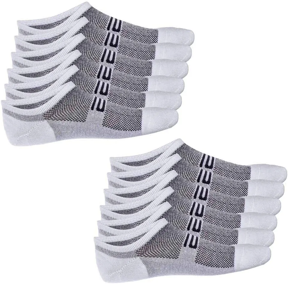 GOLBERG G Unisex No Show Socks - Low Cut Casual Cotton Socks - Multiple Sizes and Colors - Non-Slide Socks