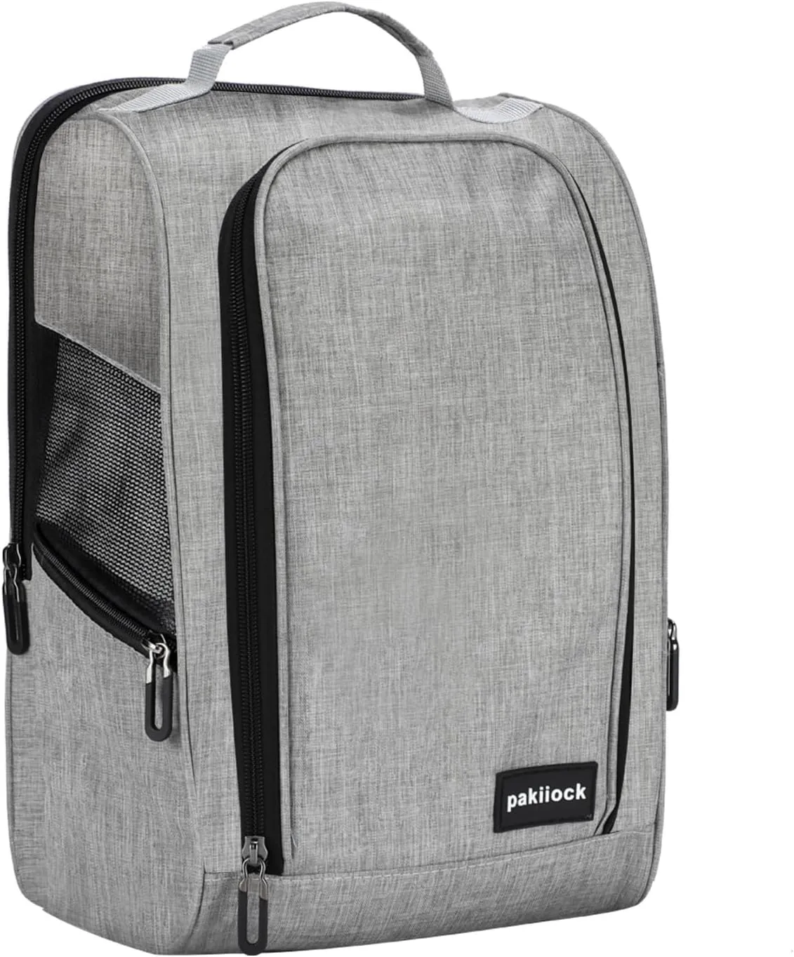 Golf Shoe Bag Zippered travel sport shoe bags With Mesh Ventilation, large back pocket and side pocket for men women