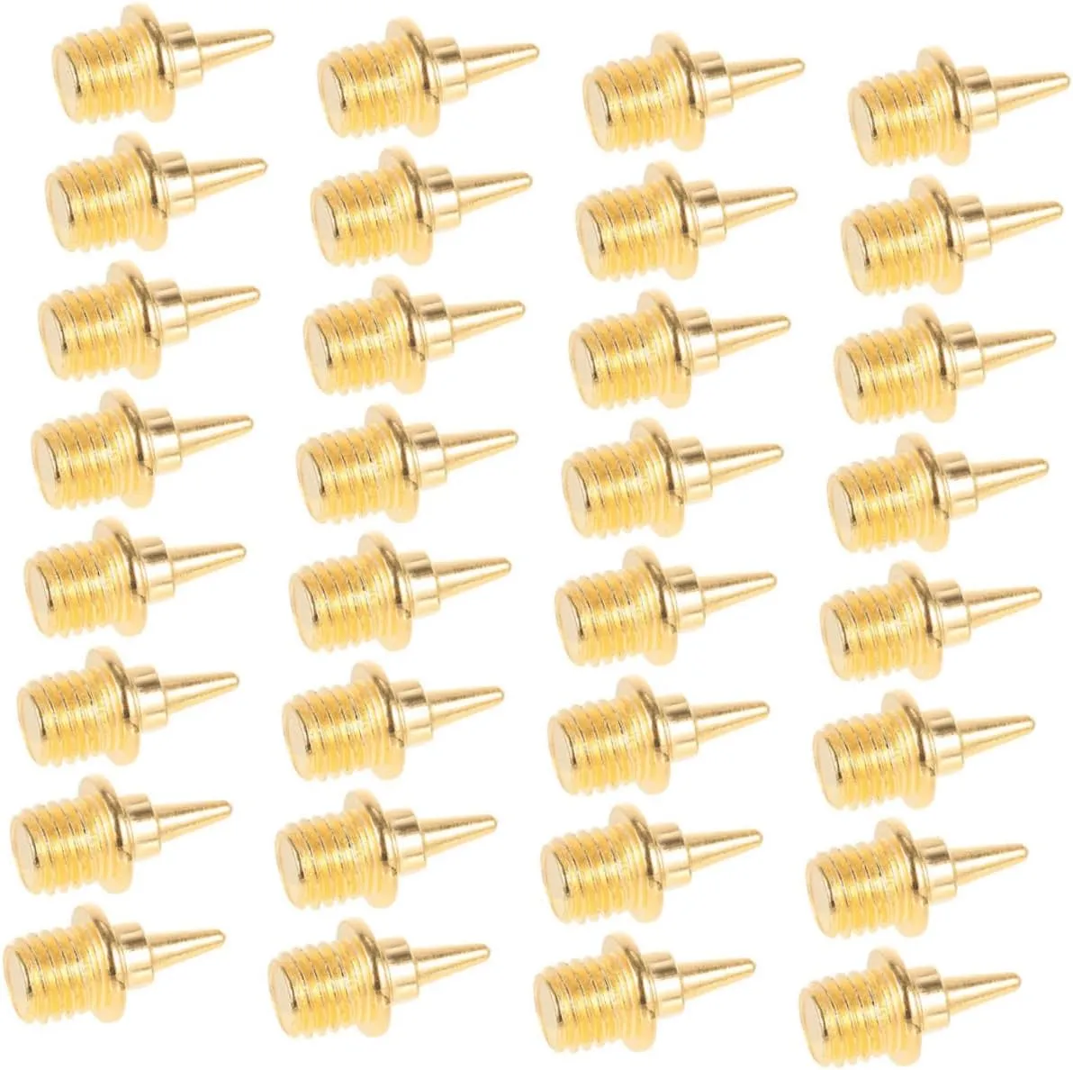 Golf Shoe Studs Replacement 48 Pcs Hard Aluminum Track Spikes for Running Field Sports Easy to Install