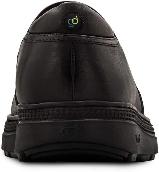 Gravity Defyer Women's G-Defy Ashanti Casual Flats - VersoCloud Multi-Density Shock Absorbing Stylish Slip-on Leather Cushioned Walking Shoes