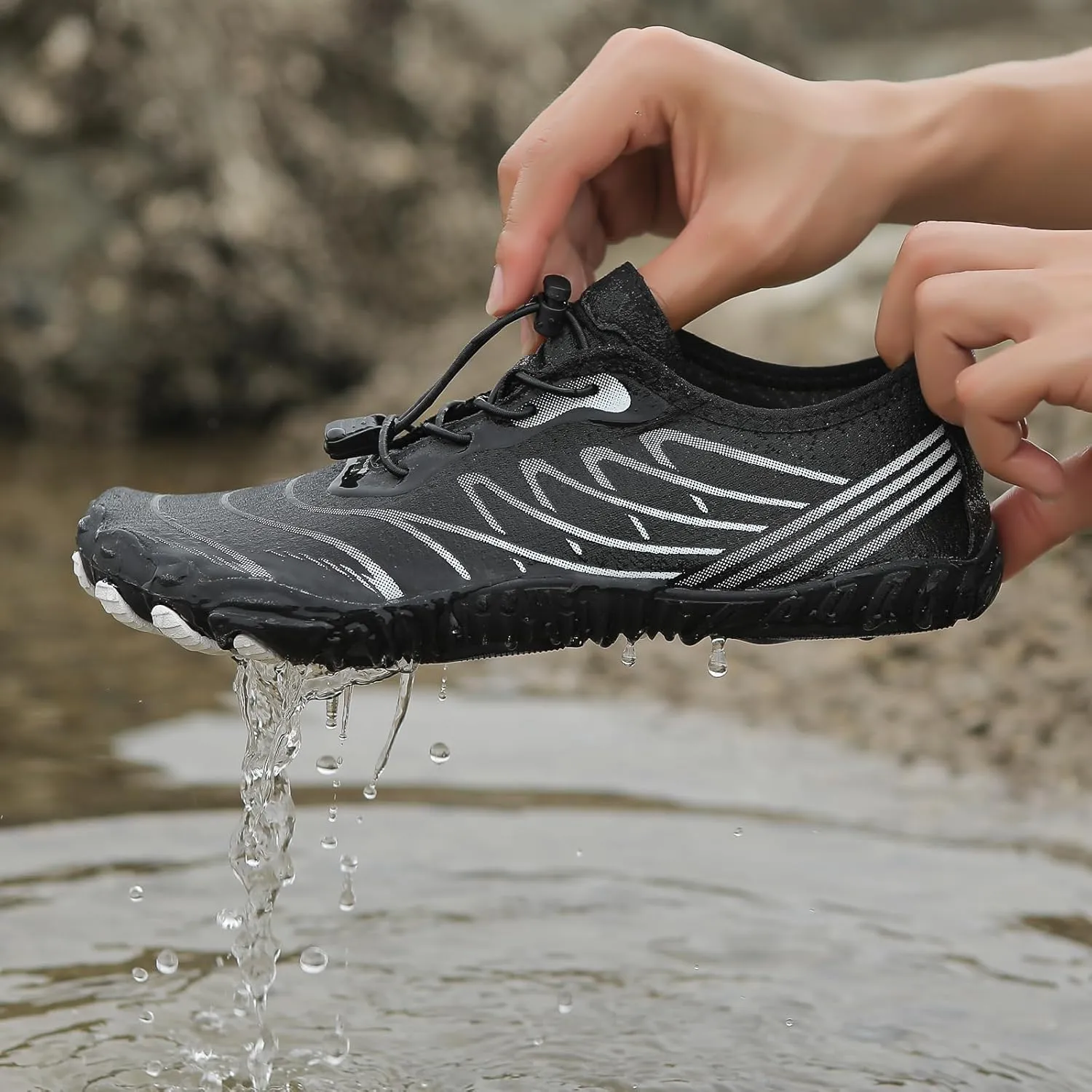 Grounded Footwear Barefoot Shoes for Women Men Quick Dry Hiking Sneakers Breathable Soft Trail Running Shoes Footwear