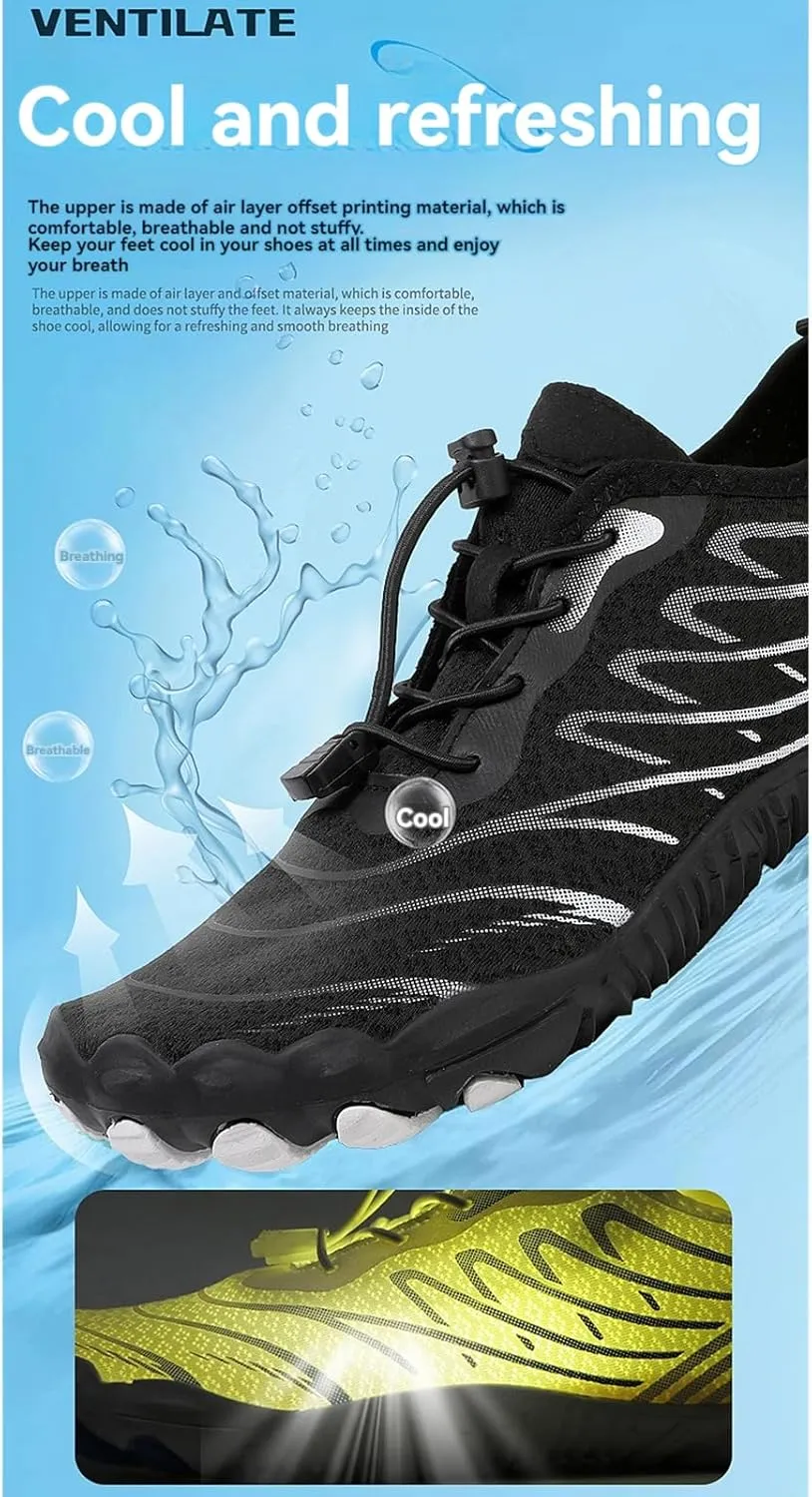 Grounded Footwear Barefoot Shoes for Women Men Quick Dry Hiking Sneakers Breathable Soft Trail Running Shoes Footwear