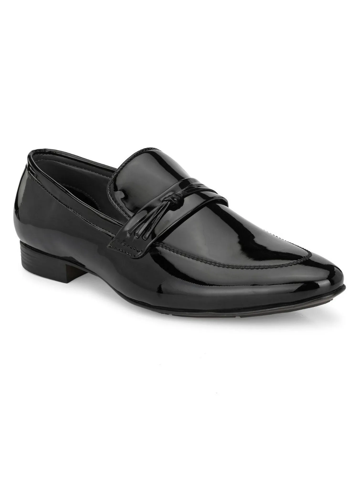 Guava Men's Black Slip On Semi Formal Shoes (GV15JA821)