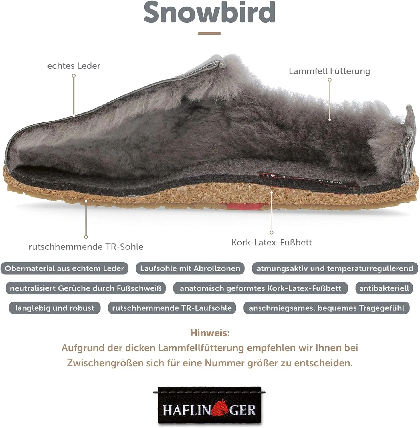 HAFLINGER Women's House Shoes Mule
