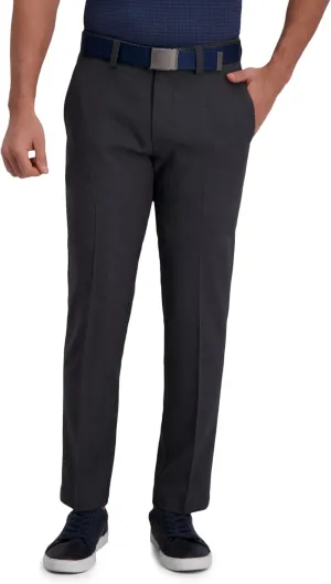 Haggar Men's Cool Right Performance Flex Straight Fit Flat Front Pant-reg. and Big & Tall