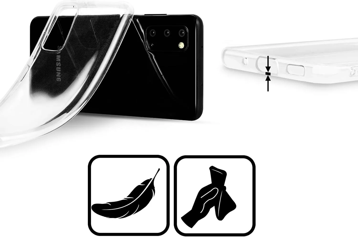 Head Case Designs Officially Licensed Cobra Kai John Lawrence WWD Composed Art Soft Gel Case Compatible with Samsung Galaxy S20 / S20 5G