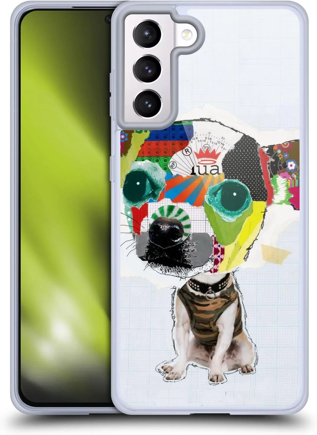 Head Case Designs Officially Licensed Michel Keck Chihuahua 2 Dogs 3 Soft Gel Case Compatible with Samsung Galaxy S21  5G
