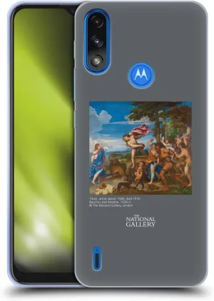 Head Case Designs Officially Licensed The National Gallery Bacchus and Ariadne People Soft Gel Case Compatible with Moto E7 Power/Moto E7i Power