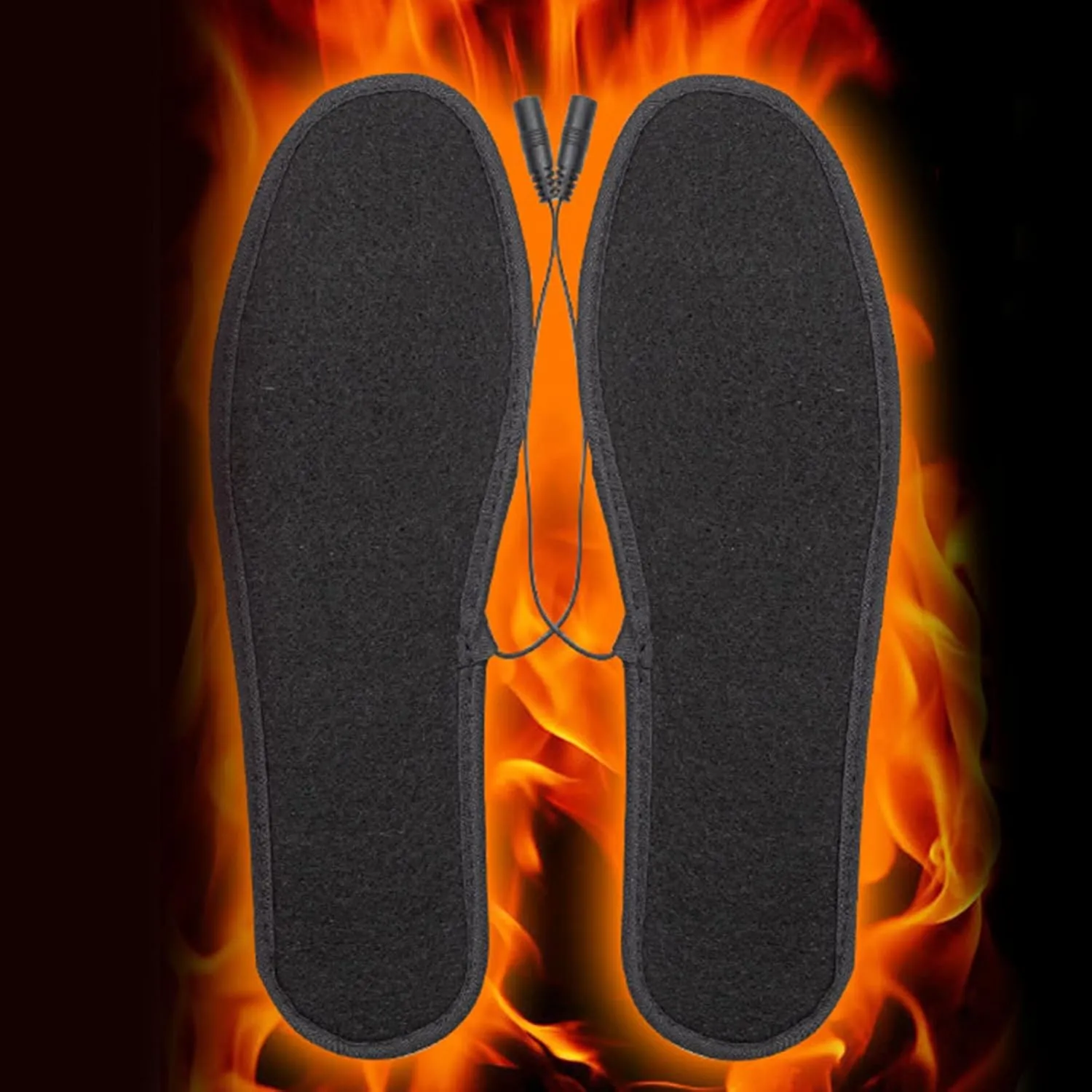 Heated Insoles Rechargeable Electric Heated Shoes Inserts For Women Men Wireless Foot Warmer For Hunting Hiking