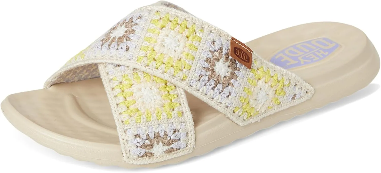 Hey Dude Women's Christi Slide Cottage Crochet Loafer