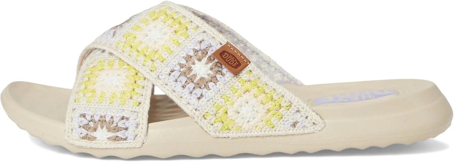 Hey Dude Women's Christi Slide Cottage Crochet Loafer