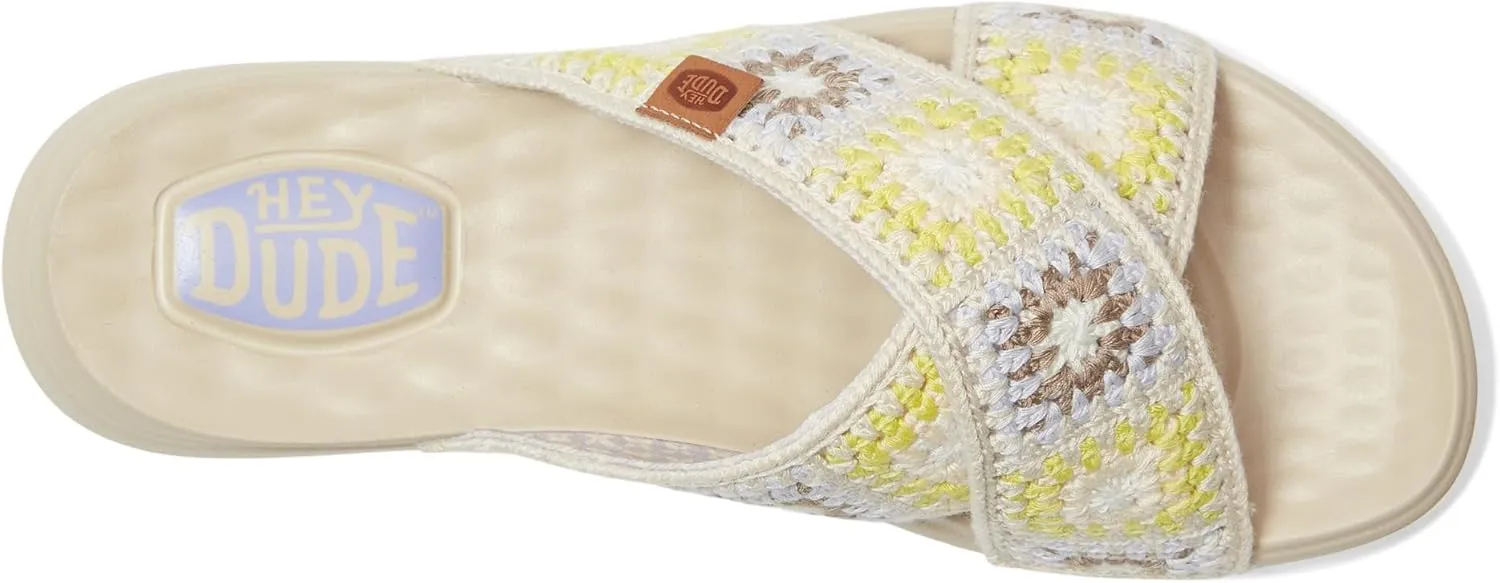 Hey Dude Women's Christi Slide Cottage Crochet Loafer
