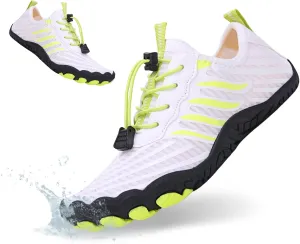 HiGropcore Water Shoes Men Women, Barefoot Wide Toe Box Beach Shoes, Quick Dry Breathable Swim Aqua Socks with Drainage