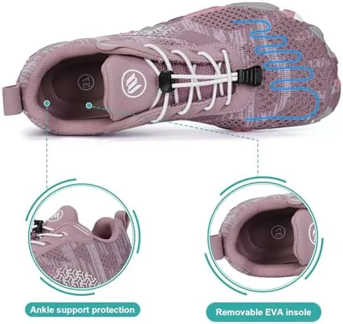 Hike Barefoot Shoes Women Men Non-Slip Healthy Barefoot Shoes Womens Mens Breathable Fashion Trail Rnning Hiking Shoe Womens Mens Wide Toe Zero Drop Shoe