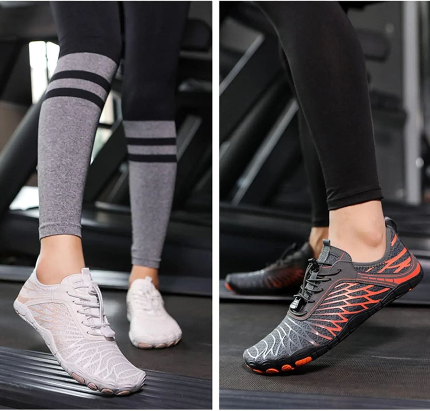 Hiking Footwear Barefoot Shoes Women Men, Pro Barefoot Shoes with Wide Toe Box Healthy & Non-Slip Breathable Beach Water Shoe Lightweight Walking Shoe Unisex Running Sneakers