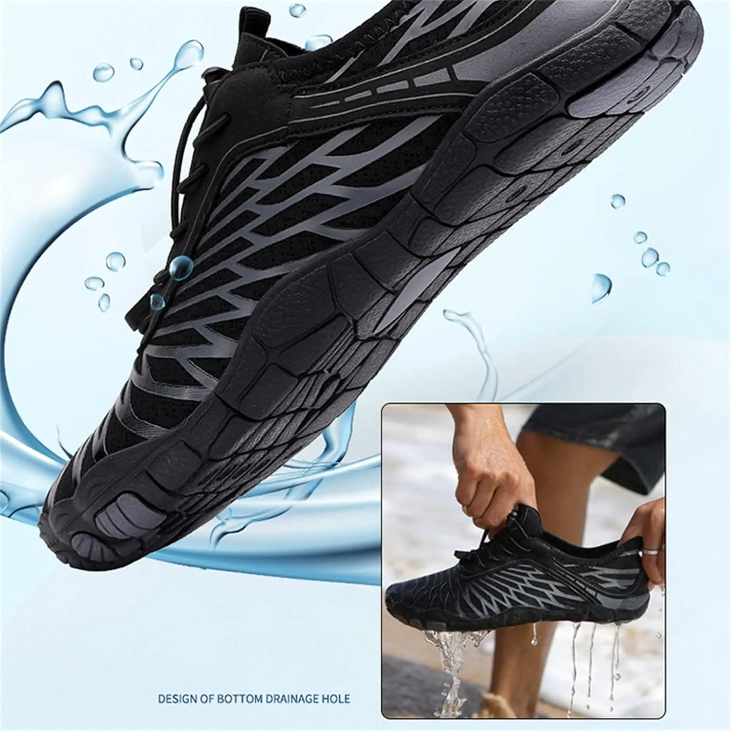 Hiking Footwear Barefoot Shoes Women Men, Pro Barefoot Shoes with Wide Toe Box Healthy & Non-Slip Breathable Beach Water Shoe Lightweight Walking Shoe Unisex Running Sneakers