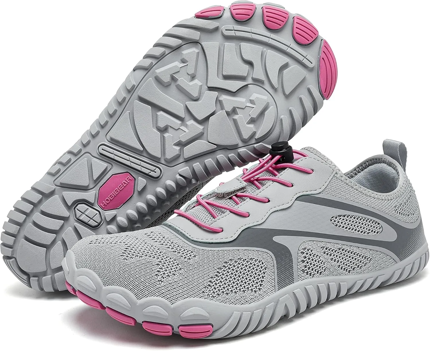 HOBIBEAR Barefoot Shoes for Women Men Wide Toe Box Zero Drop Cross-Training Minimalist Unisex